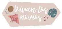 Myj Vivan Los Novios Sticker