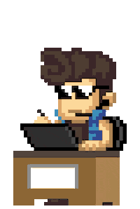 Pixel 8Bit Sticker
