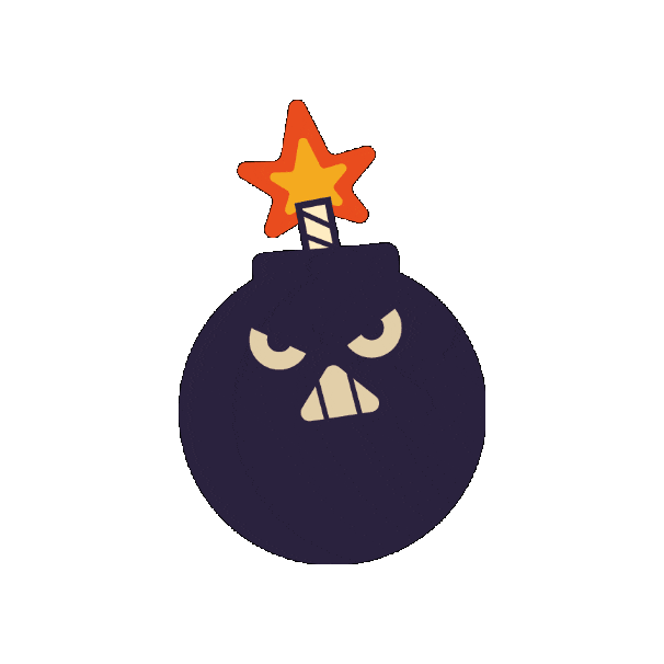 Bomb Tabletop Sticker by Tranjis Games