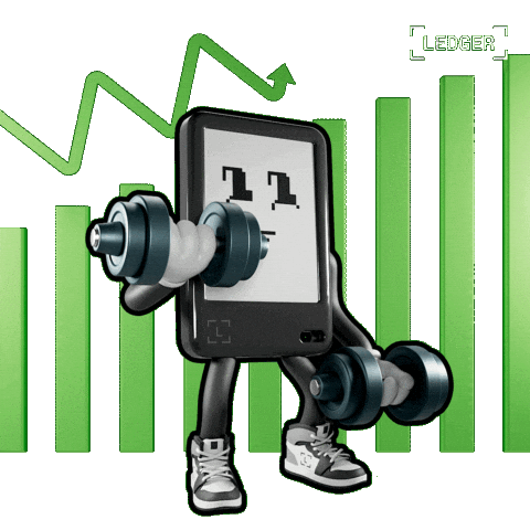 Lets Go Crypto Sticker by Ledger