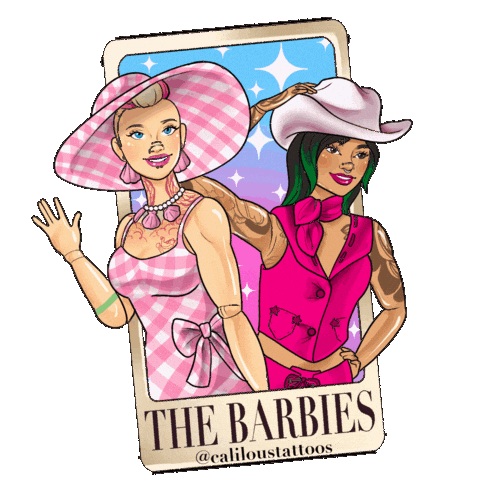 Tattoo Cali Sticker by CaliLou's Tattoos