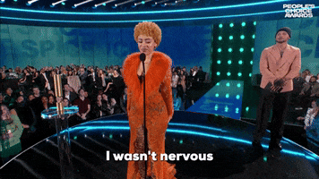 Nervous Peoples Choice Awards GIF by NBC