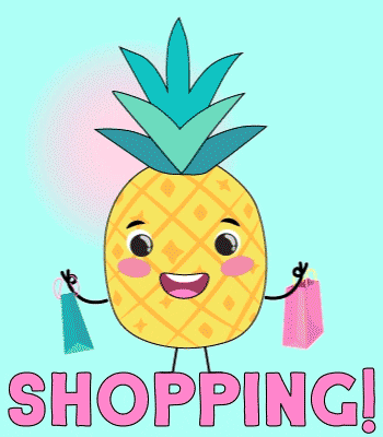 Happy Shopping GIF by Pineapple Clothing
