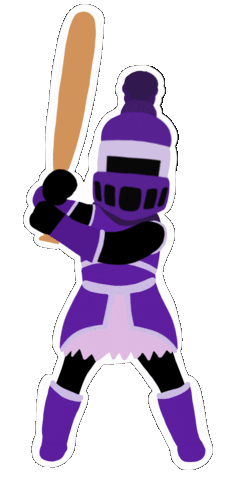Baseball Mascot Sticker
