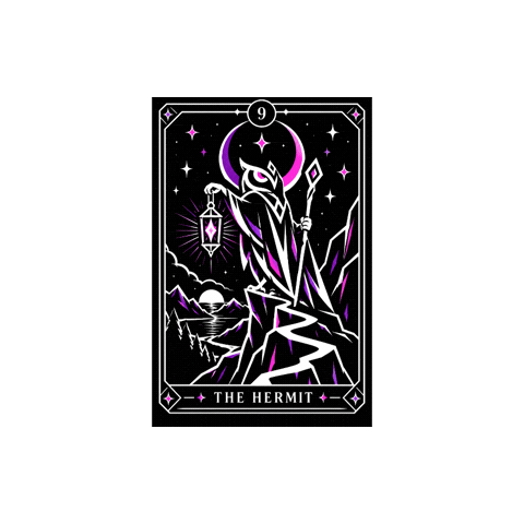 The Hermit Magic Sticker