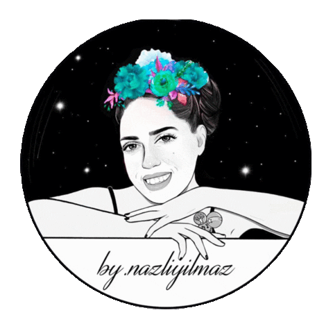 Nazli Yilmaz Sticker by Sukran Kaymak Ltd. Sti.