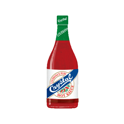 Crystal Hot Sauce Sticker