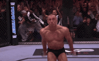 Proud Jump GIF by Georges St-Pierre