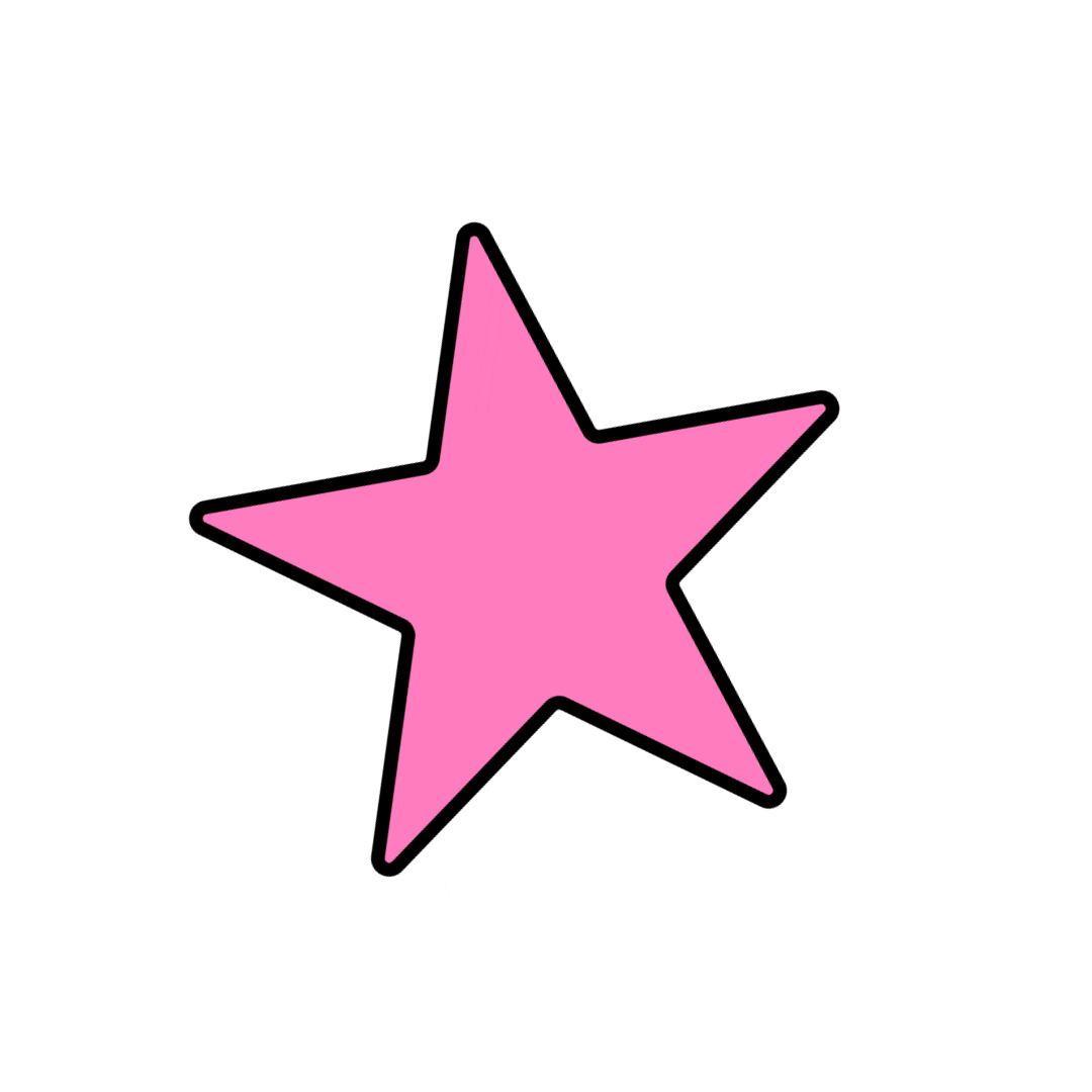 Pink Star Sticker by BuzzFeed