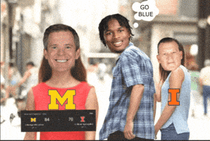 Go Blue Michigan Basketball GIF