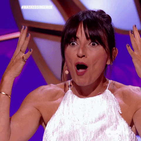Davina Mccall GIF by The Masked Singer UK