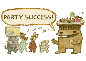 Party Success Sticker by Tundra