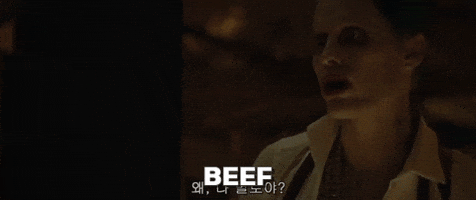 ontherooflois beef the joker GIF