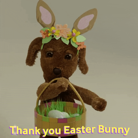 Easter Bunny Dog GIF