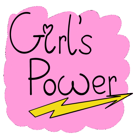 Girls Power Crown Sticker