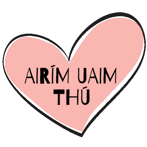 Miss You Gaeilge Sticker by Irish Glow