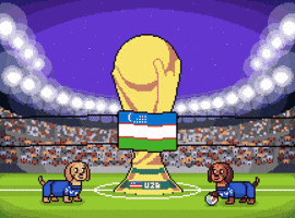 World Cup Football GIF by Abstract HotDogs