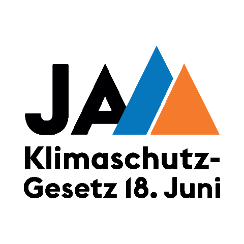 Ja zum Klimaschutz-Gesetz Sticker