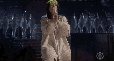 Billie Eilish Singing GIF by Recording Academy / GRAMMYs - Find & Share on GIPHY