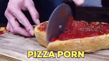 Deep Dish Pizza GIF by Number Six With Cheese