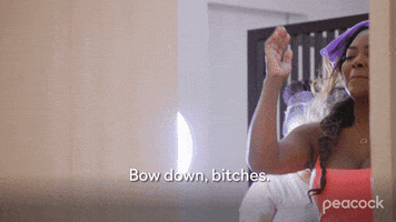 Bow Down Real Housewives GIF by Peacock