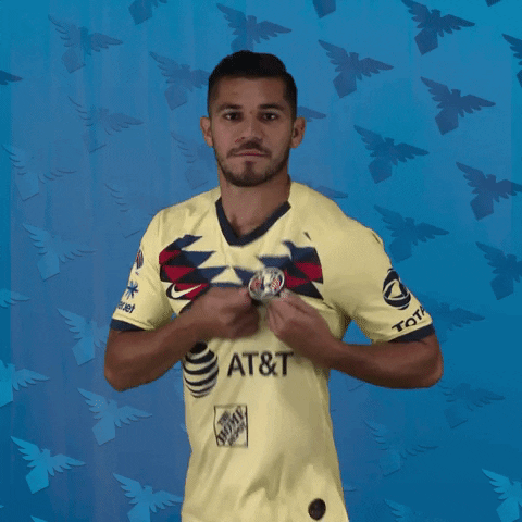 clubamerica celebration gol shirt shield GIF