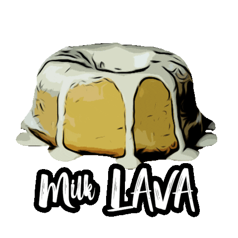 Cake Milk Sticker by Tartella