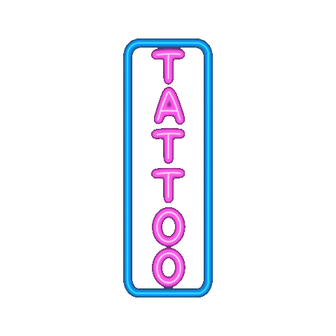Neon Tattoo Sticker by Capivarinha