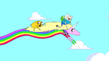 adventure time clouds GIF