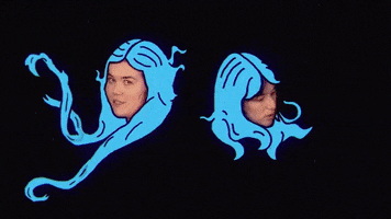 Record Player Blue Hair GIF by Daisy The Great