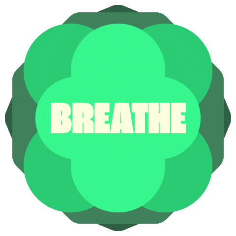 Breathe Deep Breath Sticker by Nuno Leites