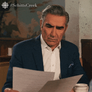 Giphy - Confused Schitts Creek GIF by CBC