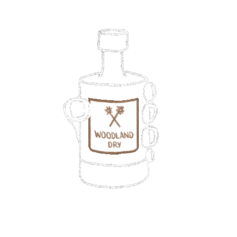 Woodland Dry Gin Sticker