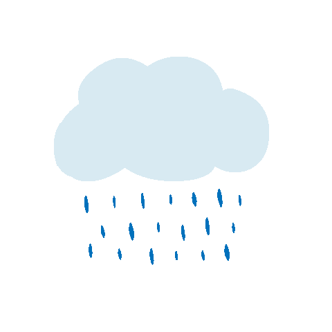 Sun Rain Sticker by IMI - Isis Media Ideas