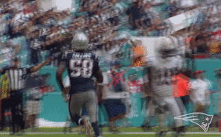 Peace Out Running GIF by New England Patriots