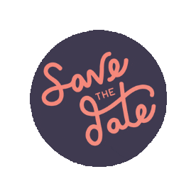 Save The Date Sticker by Queen City Yarn