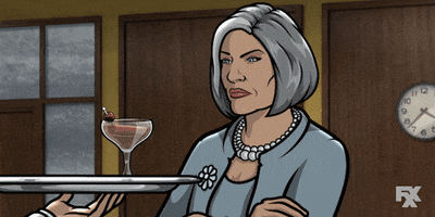 Cocktail Martini GIF by Archer