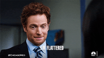 Im Flattered GIF by One Chicago