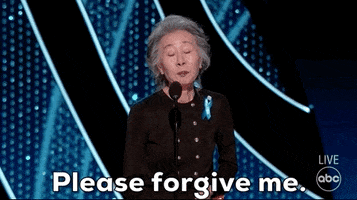 Sorry Forgive Me GIF by The Academy Awards