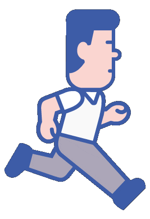Run Running Sticker