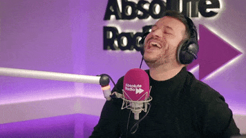 Laugh Hysterics GIF by AbsoluteRadio