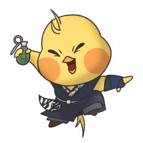 Singapore Chick Sticker