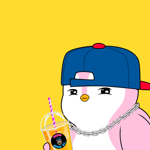 So Excited Love GIF by Pengu Juice Co.