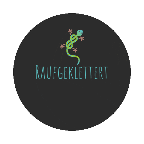 Raufgeklettert Sticker