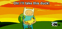 adventure time duck GIF