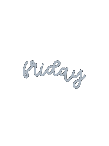 Days Of The Week Friday Sticker