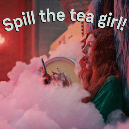 The Tea Reaction GIF by Klarna