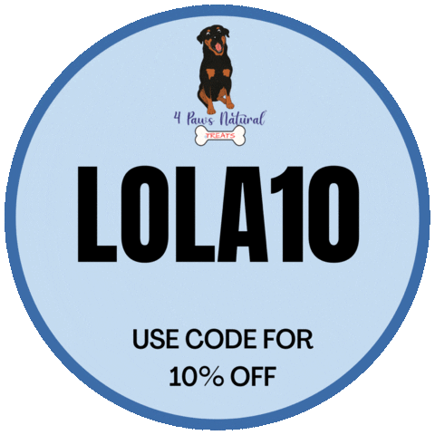 Dogtreats Sticker by 4 Paws Natural Treats