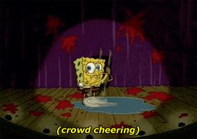 Spongebob Squarepants Cheering GIF