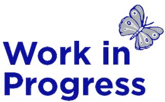 Work In Progress Butterfly Sticker by imperio